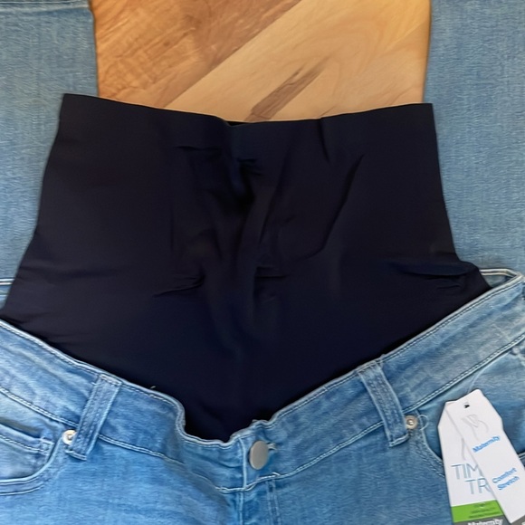 Time And Tru Maternity Comfort Stretch Skinny Jeans - Size M (8/10) - Picture 5 of 13